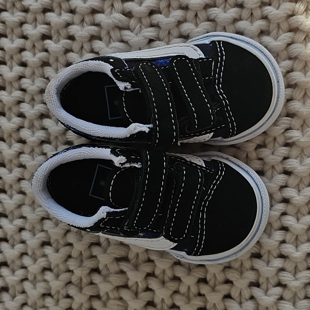 Vans Glow Galaxy Old Skool Velcro Shoes